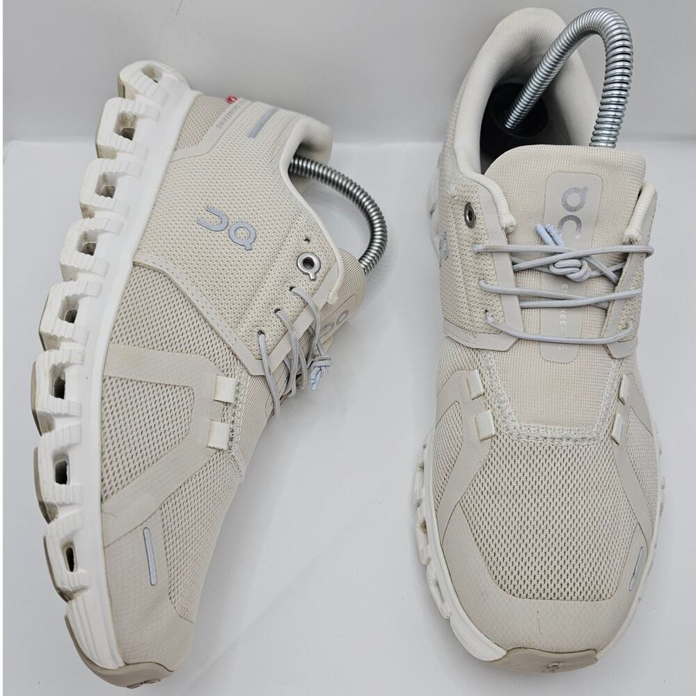 On Cloud 6 Pearl White Womens 7.5 UK 5.5 Running Shoes Sneakers Athletic - Picture 2 of 10